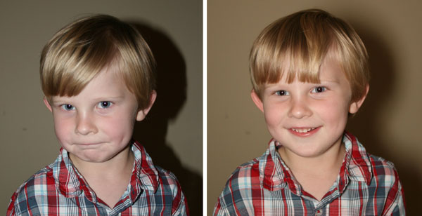 Comparison photos without and with Graslon Spark